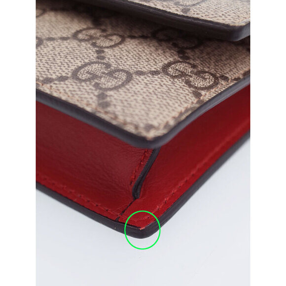 Gucci GG Supreme Canvas Bag Cherry Red Shoulder - Picture 5 of 9